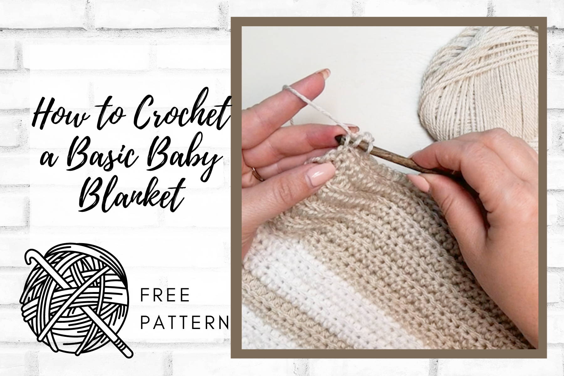 How to Crochet a Basic Baby Blanket Mary Maxim